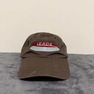 LEADS Adjustable Dad Hat Brown Curved Brim Men’s
